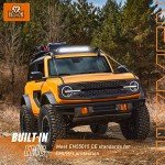 Nilight 15.5" LED Light Bar with Wiring Kit