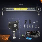 Nilight 15.5" LED Light Bar with Wiring Kit