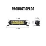 35W 8'' LED Headlight for ATV UTV Bikes