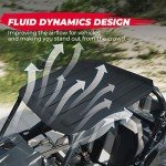 KEMIMOTO 2-Seater Hard Roof Sun Cover for RZR