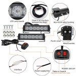 Dual Color LED Strobe Light Bar for Vehicles