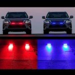 Dual Color LED Strobe Light Bar for Vehicles