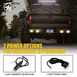 Xprite Amber White Strobe Light Kit for Vehicles