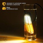 Xprite Amber White Strobe Light Kit for Vehicles