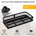 Heavy Duty ATV Front Cargo Basket Rack