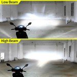 ZEBANERT H6M Motorcycle ATV Bulbs Compatible with Yamaha Raptor 350 600 660R 700 700R YFM350R YFM660R Yamaha YFZ450 Motorcycles ATV fog lamp bulb, 8000LM 6000K White Light, Pack of 2