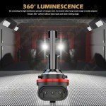 VCSZKXLY Halogen Replacement Headlight Bulbs Compatible for 2014 2015 2016 2017 2018 2019 2020 Honda TRX420 TRX500 34901 HR3 A21 Lights Kit, 12V 35 35W Headlights High Low Beam, 2-Pack