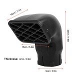 Universal 3.5in Car Snorkel Air Intake Accessory