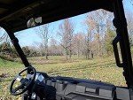 SuperATV Full Windshield for 2015-2016 Polaris Ranger Full Size XP 570/570 Crew PRO-FIT Cab | Made of 1/4” Standard Polycarbonate | Preinstalled Bulb Seal | USA Made