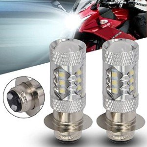 80W Super White LED Headlights Bulbs Upgrade - ATVS YFM350 400 450 660 700 Raptor Blaster 200 Banshee 350
