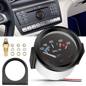 Linkstyle 12V Oil Temperature Gauge with Sensor
