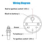 Linkstyle 12V Oil Temperature Gauge with Sensor