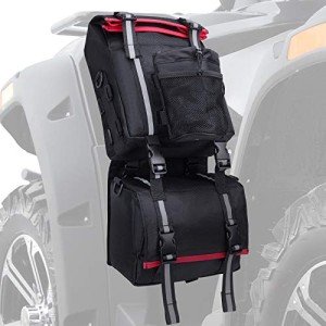 KEMIMOTO Waterproof ATV Fender Bag with Drink Holder