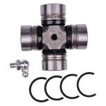 WQSING Front Driveshaft U-Joint Set for Polaris