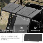 KIWI MASTER Poly Sport Roof for 2016-2025 Polaris Ranger 570 Full-Size Accessories Hard Roof Top Black