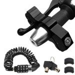 2-Pack Anti-Theft Motorcycle Handlebar Locks