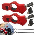 Motorcycle Helmet & Brake Lock Combo Set