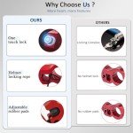 Motorcycle Helmet & Brake Lock Combo Set