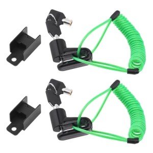 Windance 2PCS Anti-Theft Disc Brake Lock Set