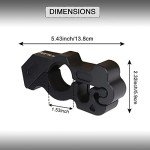Universal Heavy Duty Motorcycle Grip Lock - Black