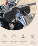 Heavy-Duty Motorcycle Handlebar Lock - Anti-Theft Security
