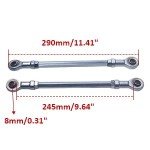 2x 210mm Universal Steering Shaft Tie Rods