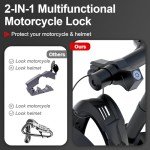 Motorcycle and ATV Lock Combo Set