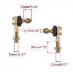 WOOSTAR Tie Rod End Set for ATVs and Scooters