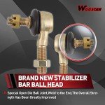 WOOSTAR Tie Rod End Set for ATVs and Scooters