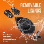 OUMURS Adult ATV Helmet with Goggles and Gloves