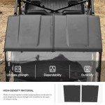 KIWI MASTER Poly Sport Roof for 2016-2025 Polaris Ranger 570 Full-Size Accessories Hard Roof Top Black