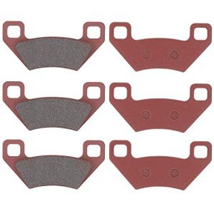 MOTOKU Front & Rear Brake Pads for Arctic Cat 300 366 400 450 500 4x4 Prowler XT 550 650 XTX 700 EFI 750 XTZ 1000
