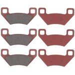MOTOKU Front & Rear Brake Pads for Arctic Cat 300 366 400 450 500 4x4 Prowler XT 550 650 XTX 700 EFI 750 XTZ 1000