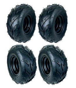 16x8-7 Tire and Rim Assembly for ATVs