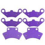 ECCPP Brake Pads for Pre-2000 Polaris Sportsman 400 500 335 Xplorer 300 400 500 Xpress Magnum 425 Trail Boss 250 TrailBlazer Big Boss Sport 400 Scrambler 400 500, FA159 Front and Rear Brake Pads Kits