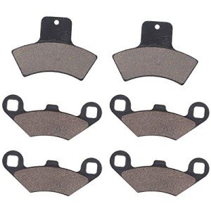 MOTOKU Front & Rear Brake Pads for Sportsman 500 4x4 HO Scrambler 400 Trail Blazer 250