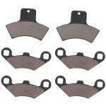 MOTOKU Front & Rear Brake Pads for Sportsman 500 4x4 HO Scrambler 400 Trail Blazer 250