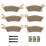 Sintered Brake Pads 3 Sets for Can Am Outlander 450/500 / 570/650 / 800/850 / 1000 Front & Rear Heavy Duty Brake Pads Replacement