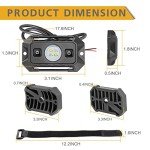 Universal UTV Dome LED Light with Switch