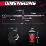 ATV LED Light Wiring Harness with Handlebar Switch