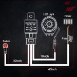 LED Light Bar Wiring Harness Kit with Switch