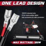 ATV LED Light Wiring Harness with Handlebar Switch