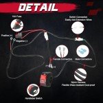 ATV LED Light Wiring Harness with Handlebar Switch