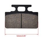 WOOSTAR Front Disc Brake Pads Replacement for 50cc 70cc 90cc 110cc 125cc 150cc GY6 Baja Jonway Lance Dirt Pit Bike Chinese ATV 4 Wheeler Scooter