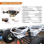 11" Adjustable Rear Air Shock Absorbers for ATVs