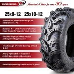 WANDA Premium ATV/UTV Tire Set 25x8-12, 25x10-12