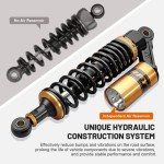 11" Adjustable Rear Air Shock Absorbers for ATVs