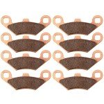 ECCPP Brake Pads Fits for Polaris Sportsman 570 450 400 2014 2015 2016 2017 2018 2019 2020, FA159 Front and Rear Brake Pads