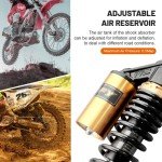 11" Adjustable Rear Air Shock Absorbers for ATVs