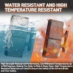 WOOSTAR Front Disc Brake Pads Replacement for 50cc 70cc 90cc 110cc 125cc 150cc GY6 Baja Jonway Lance Dirt Pit Bike Chinese ATV 4 Wheeler Scooter